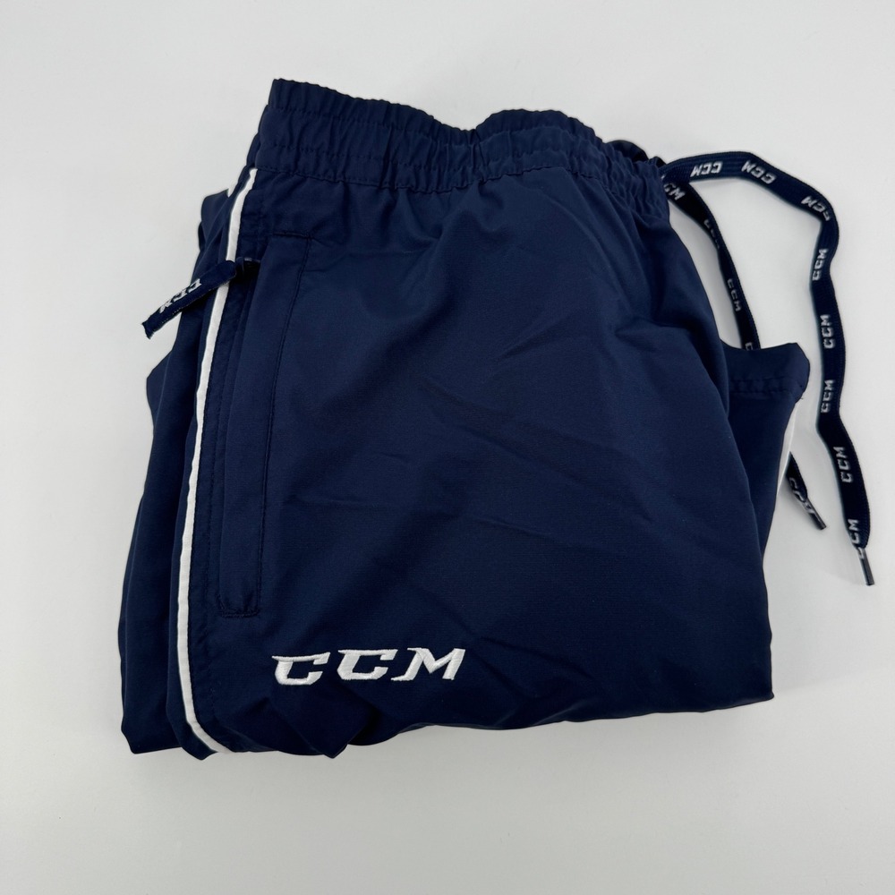 NEW CCM Skate Pant Navy Blue Junior Youth Large Hockey Warmup Pants